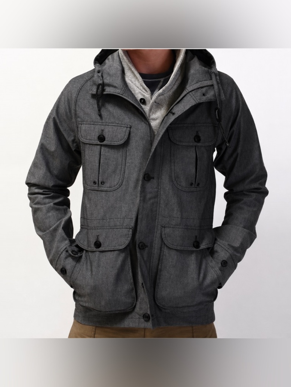 Wings + Horns Research Chambray Mountain Parka
